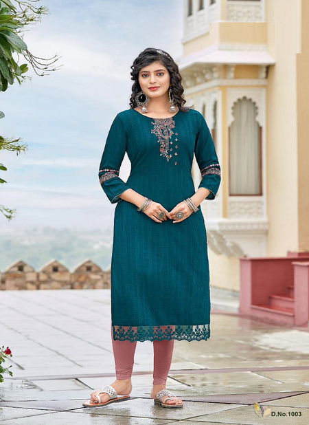 Koodee Juhi Vol 1 Fancy Wholesale Designer Kurtis Catalog Catalog